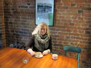 Retromessut 2018 Liisa Nyström kahvilla Skattalla