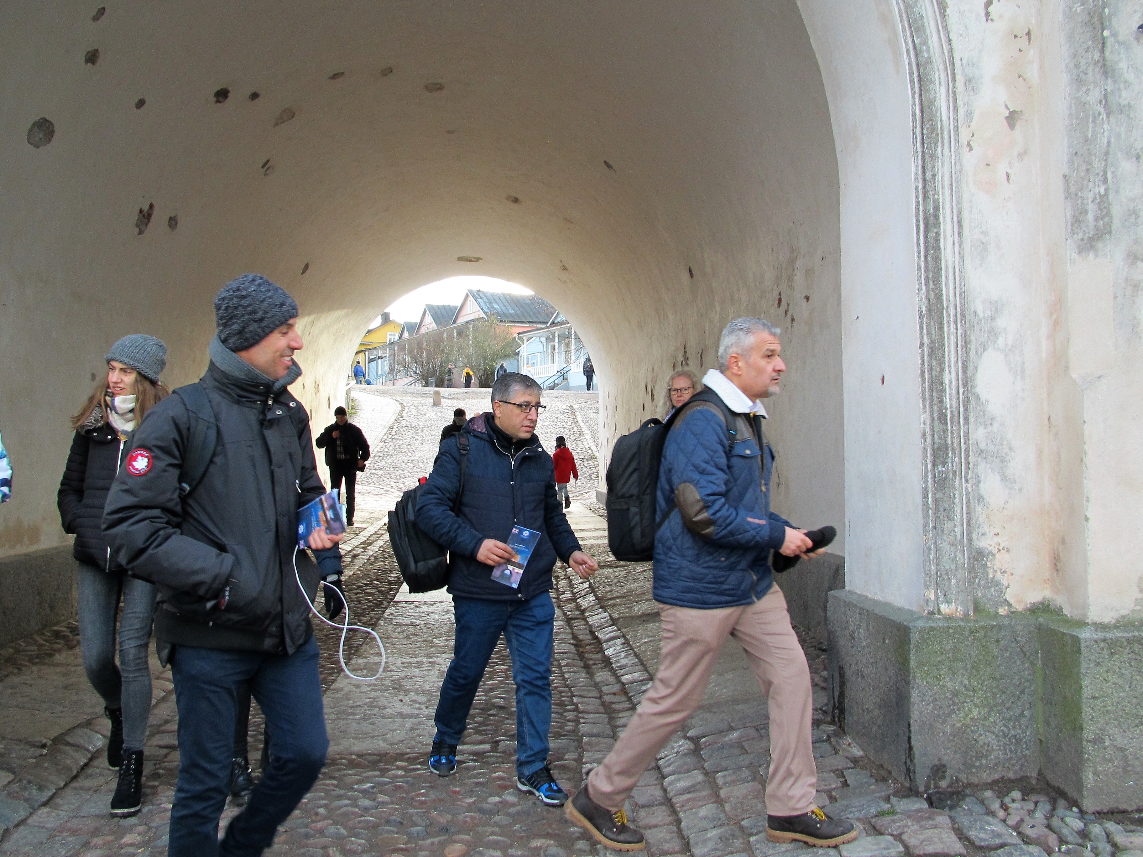 Suomenlinna turistimiehet