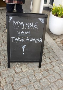 Carusel take away kyltti